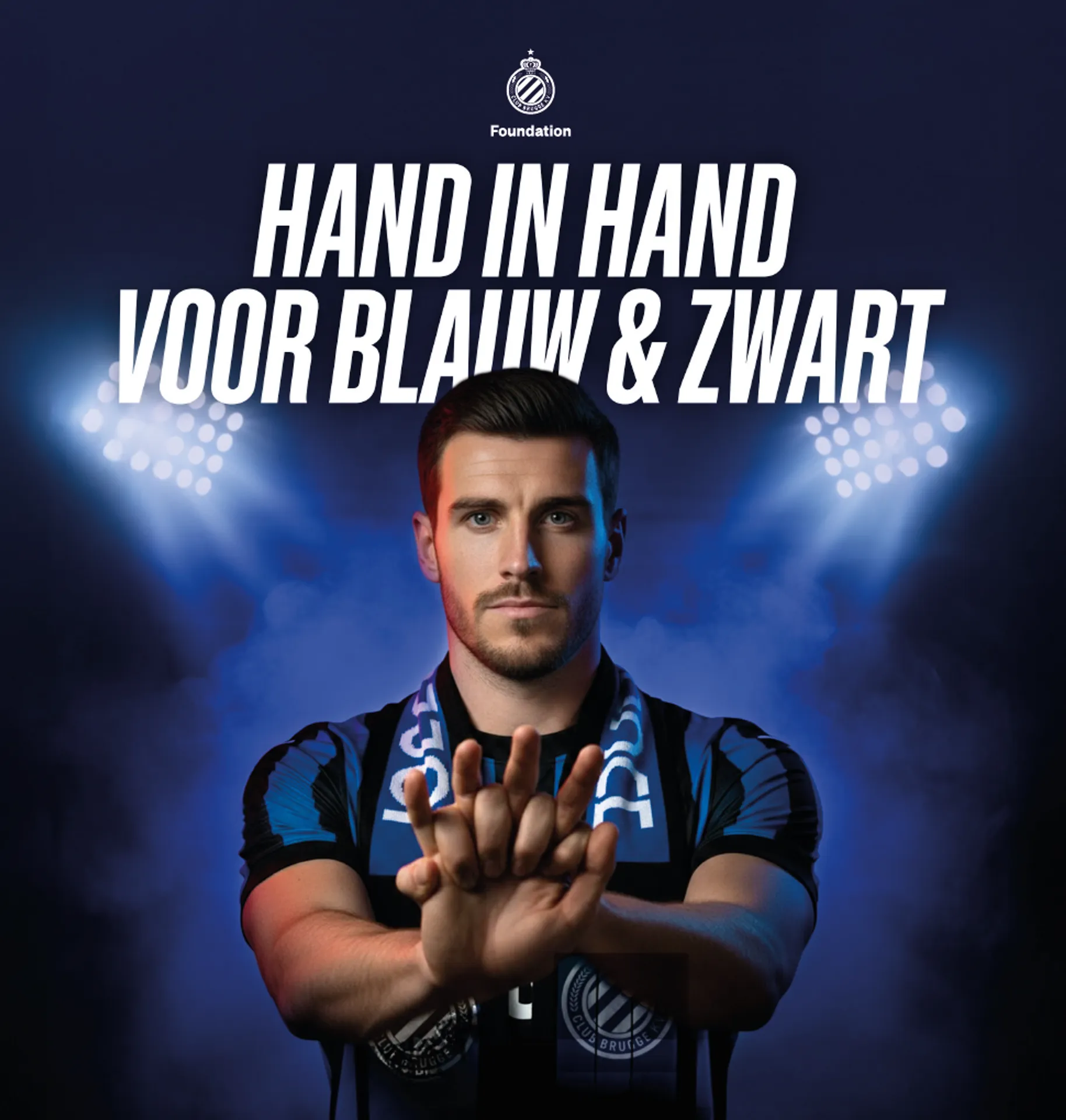 Hand in Hand <strong>Voor Blauw &amp; Zwart</strong>