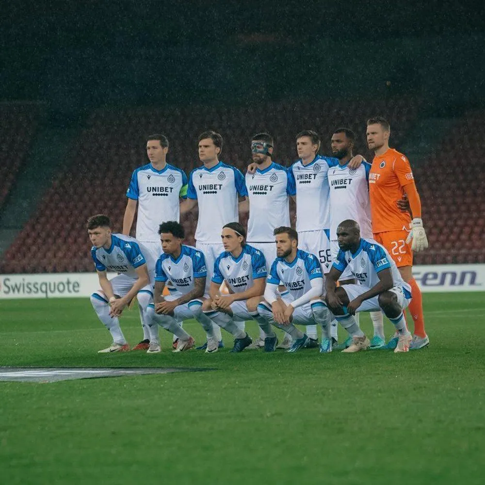 <p>De basiself van Blauw-Zwart tegen FC Lugano.</p>