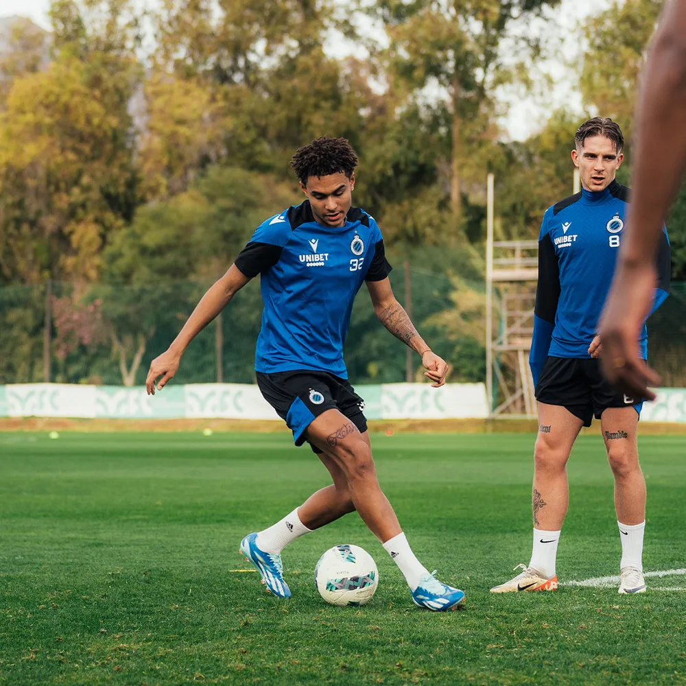 <p>De eerste training op Spaanse bodem zit erop!</p>