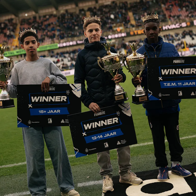 Winnaars Club Brugge Panna King 2025 gekroond tijdens Club – STVV