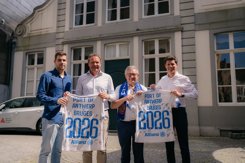 Port of Antwerp-Bruges blijft tot 2026 aan boord bij Club Brugge