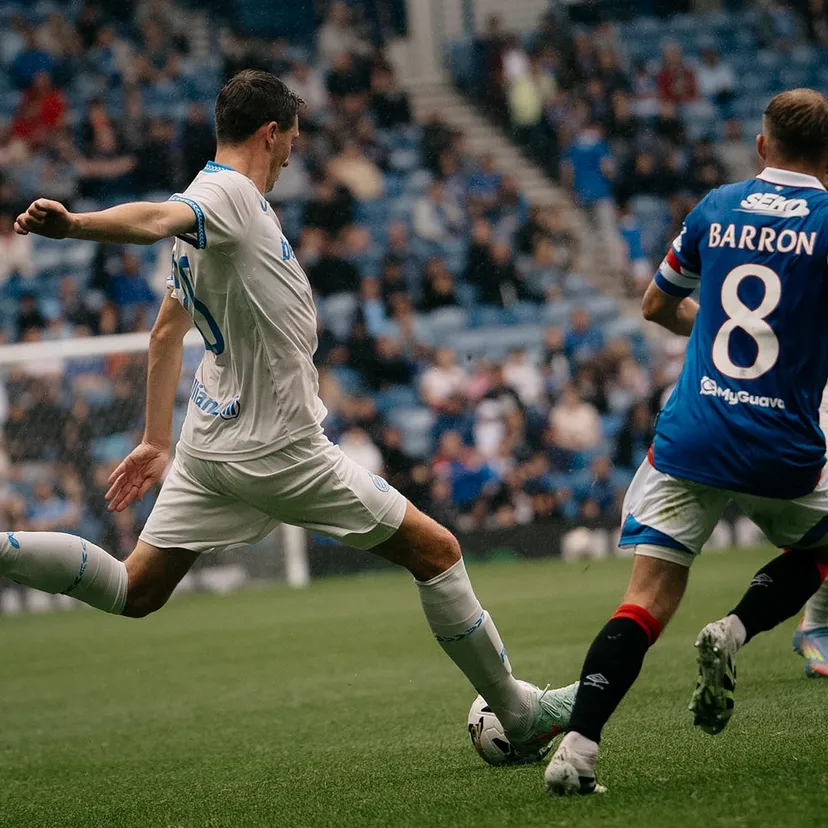 Club speelt gelijk in oefenwedstrijd tegen Rangers