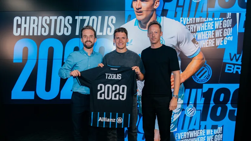 Christos Tzolis tot 2029 bij Club Brugge