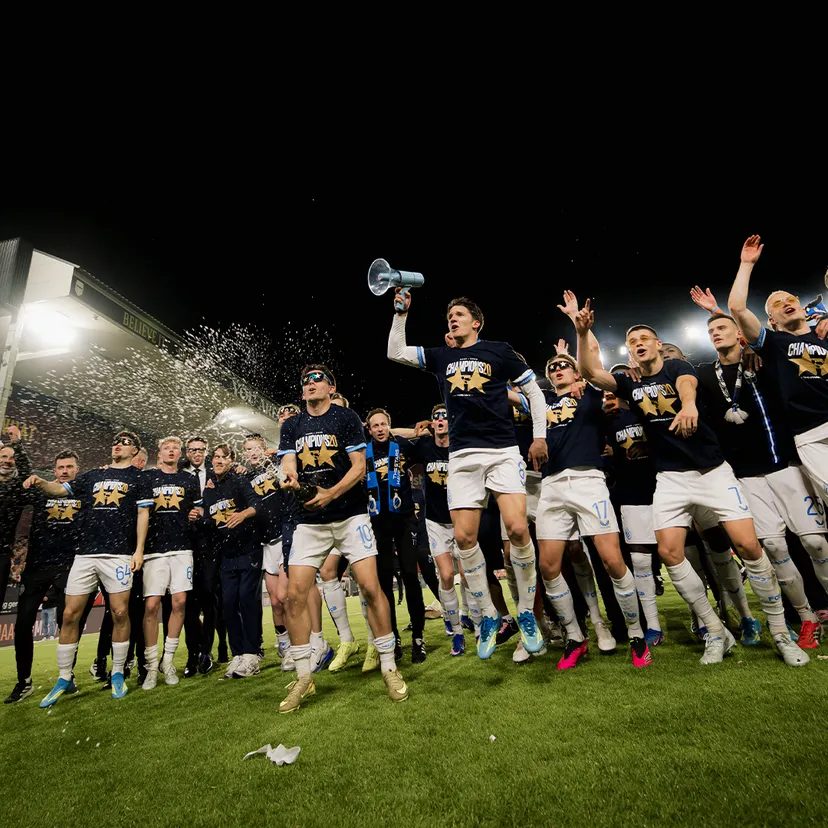 Blauw-Zwart is kampioen na gelijkspel tegen KV Mechelen!