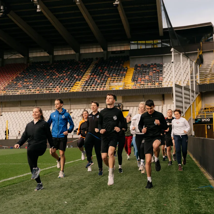Club Brugge Bootcamp gets more than 100 athletes moving