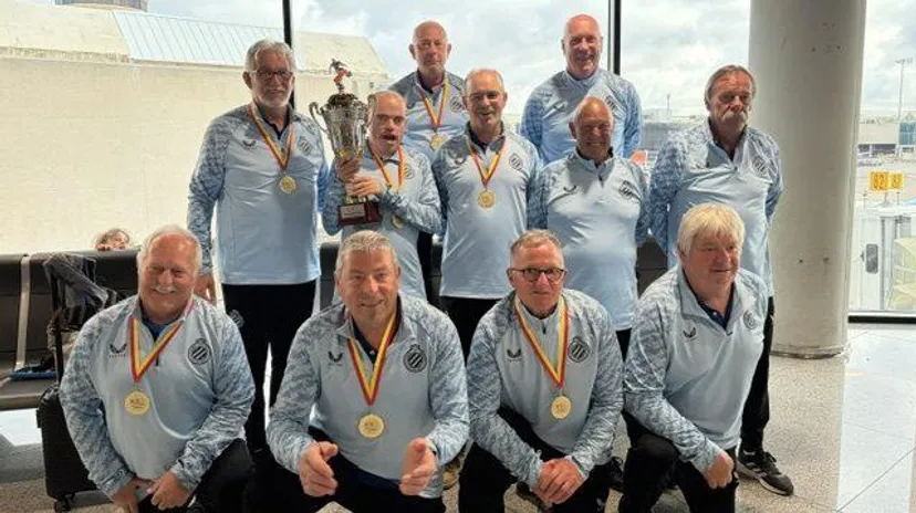 Club Brugge Legends win walking soccer tournament