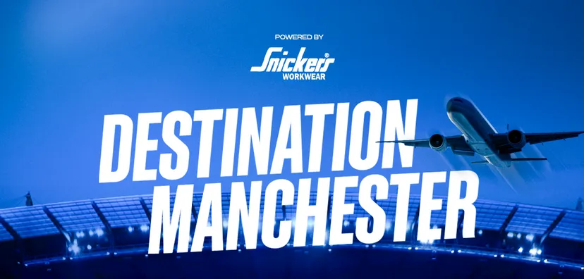 Win an all-in trip to Manchester thanks to Snickers Workwear