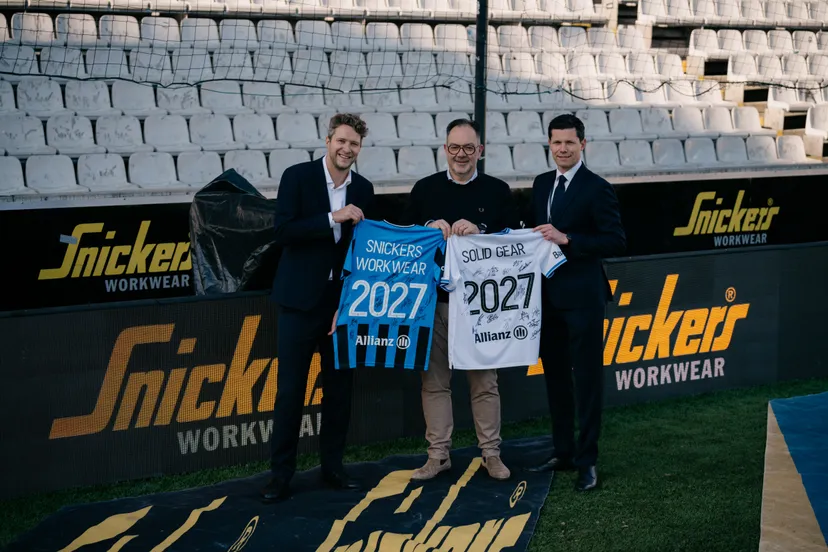 Snickers Workwear en Club Brugge verlengen Official Partnership tot 2027