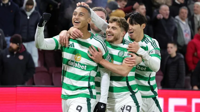 Celtic wint van Hearts met 1-4