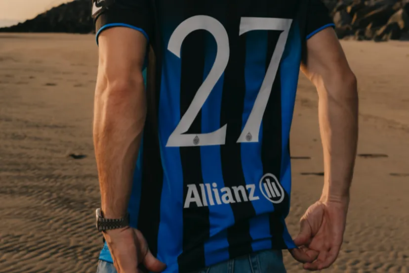 Allianz is nieuwe back of shirt partner van Club Brugge