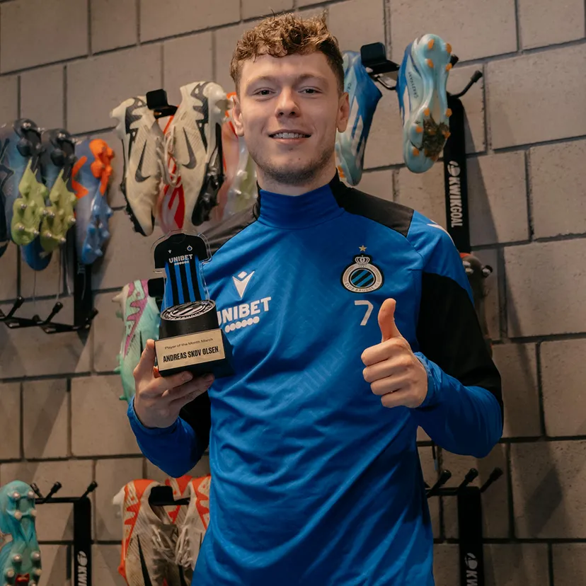 Andreas Skov Olsen voor tweede keer verkozen tot Player Of The Month