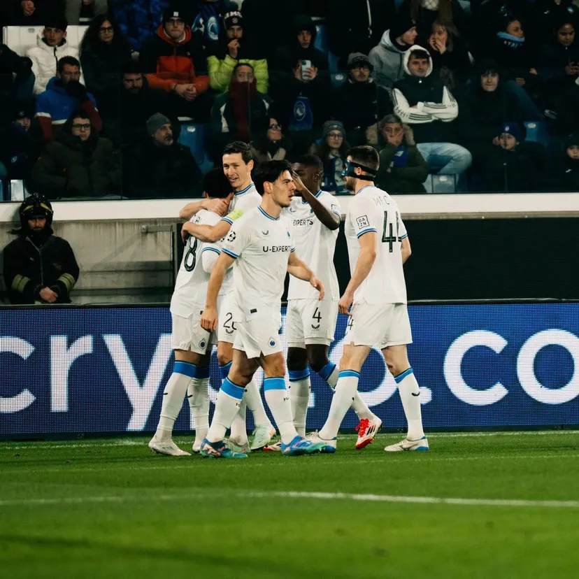 Blauw-Zwart bij laatste zestien in UEFA Champions League na 1-3 winst bij Atalanta!