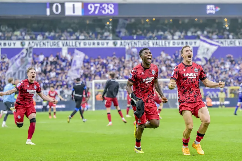 Club picks up option on title after 0-1 win over Anderlecht